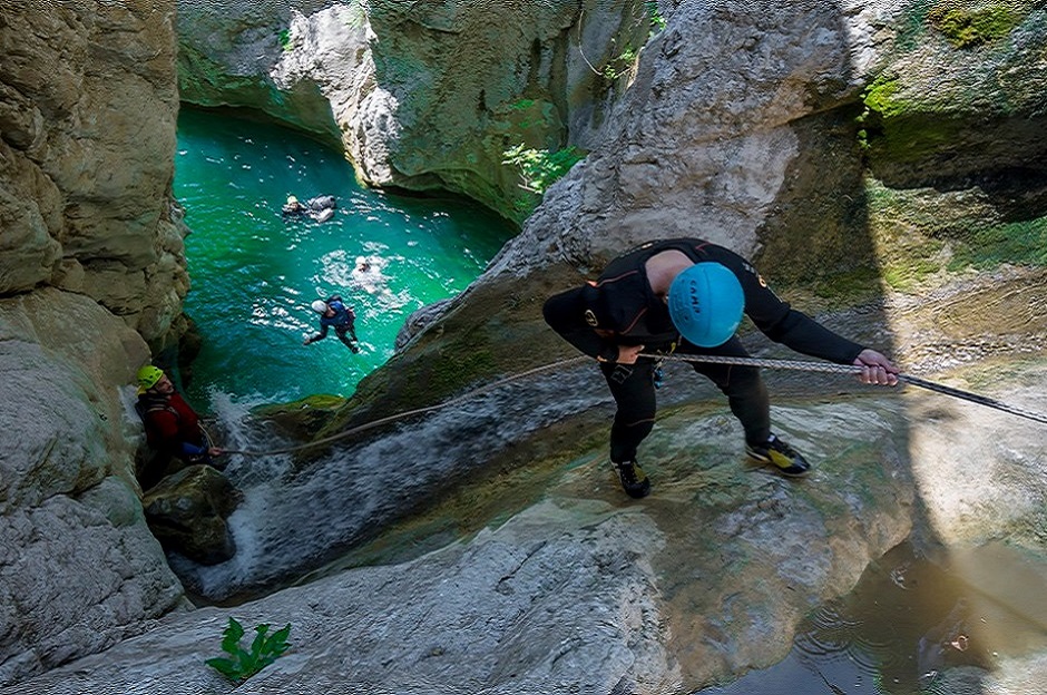 Canyoning near the sea - the best choice for your adventure